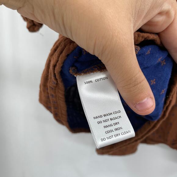 things between orange puff sleeve square neck blouse - Picture 4 of 4